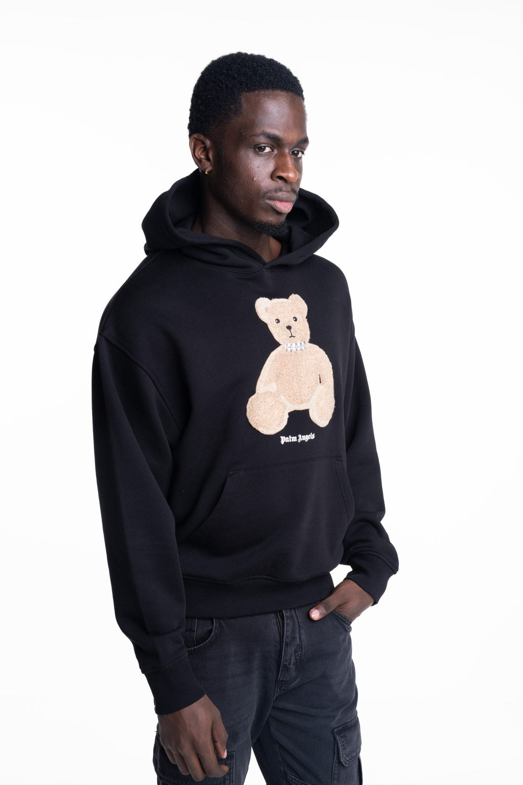 Palm Angels Men's Bear Regular Hoodie | PMBB17DS26FLE00C-1060