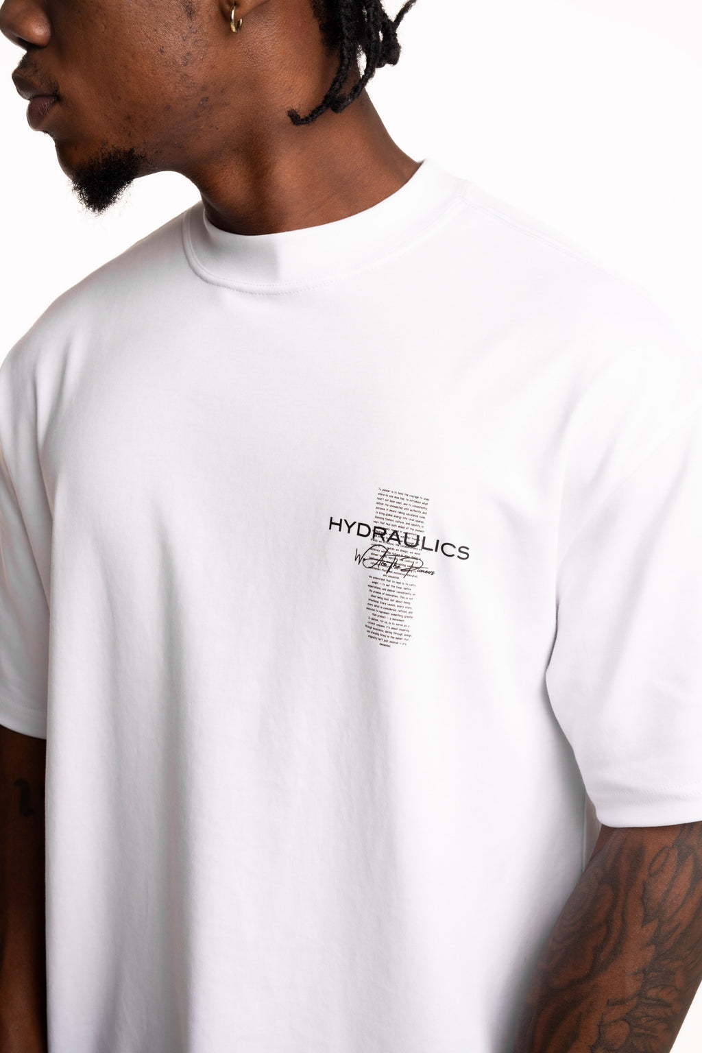Hydraulics We Are The Pioneers Oversized Fit T Shirt White |