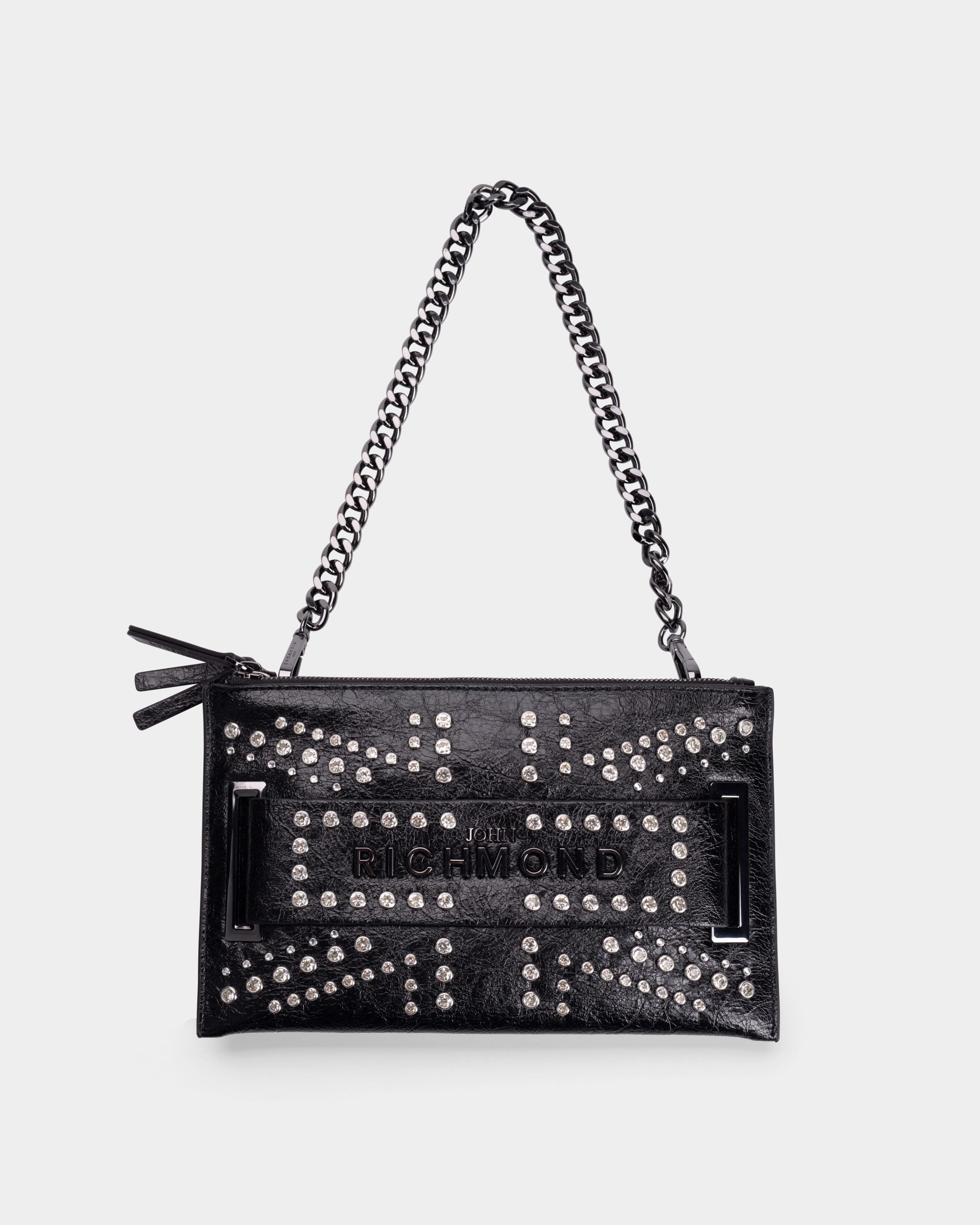 John Richmond Ladies Haga Shoulder Bag | RWP26149BOAPX-Black