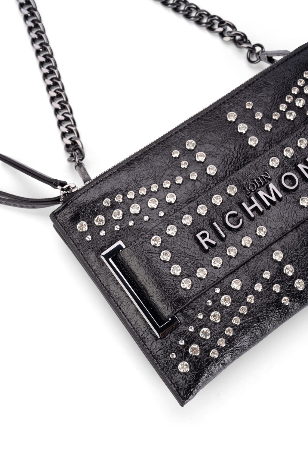 John Richmond Ladies Haga Shoulder Bag | RWP26149BOAPX-Black