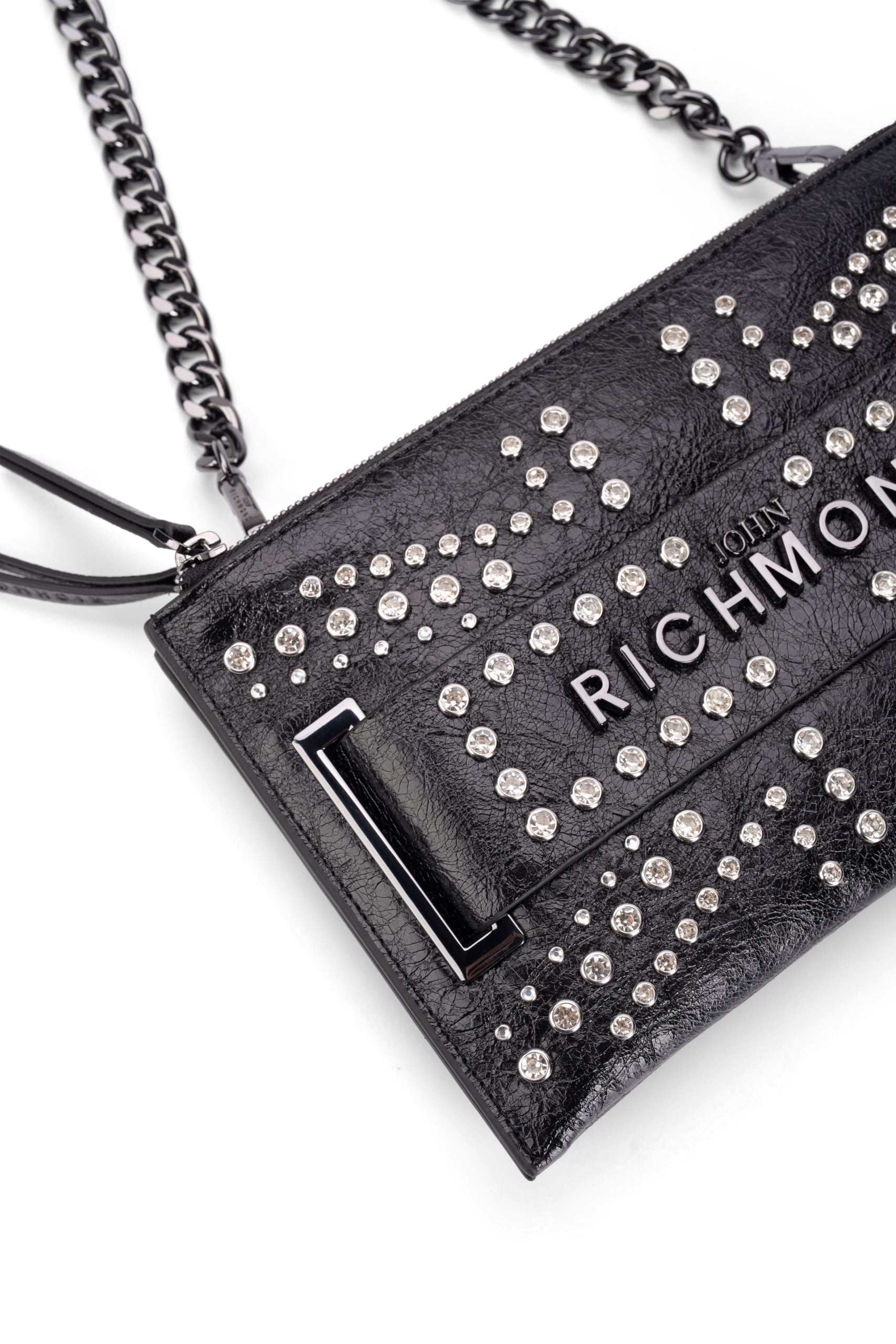 John Richmond Ladies Haga Shoulder Bag | RWP26149BOAPX-Black