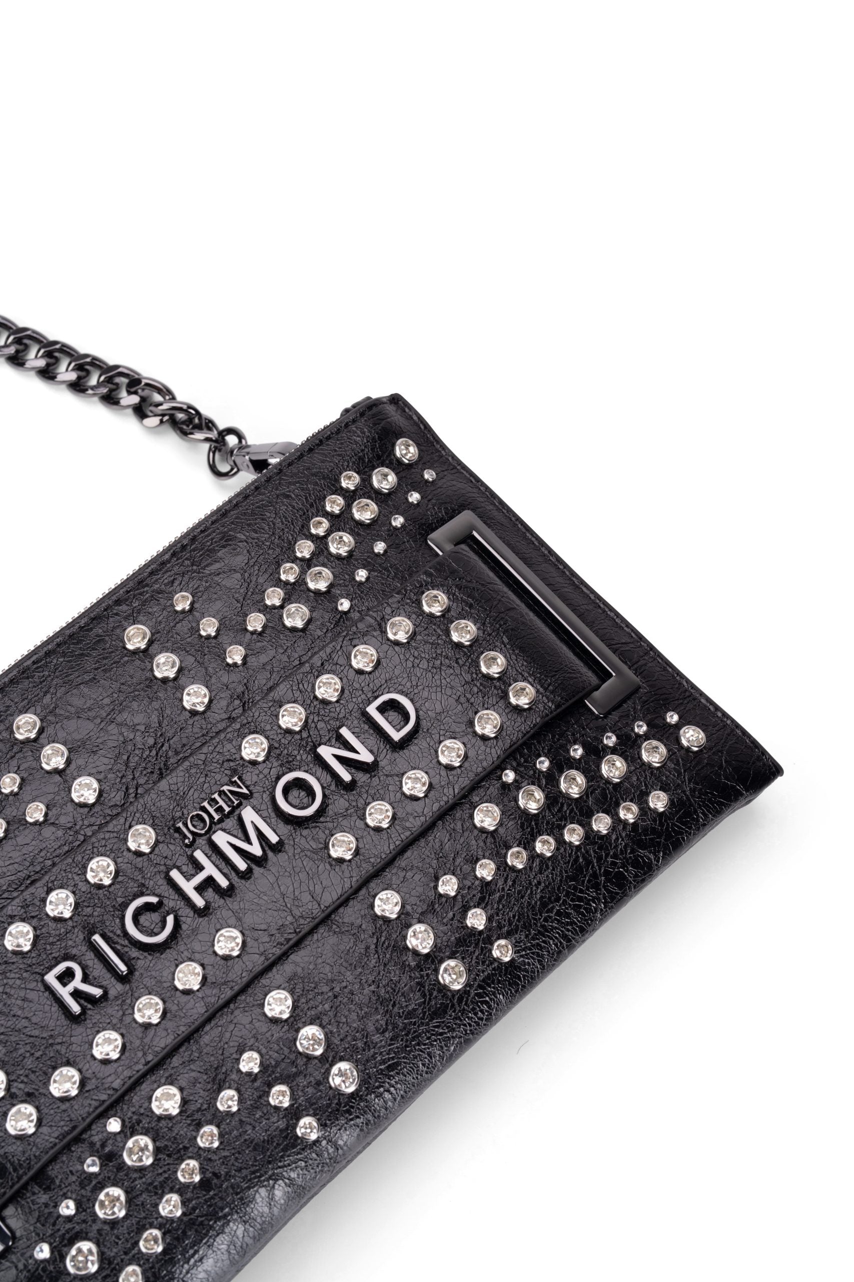 John Richmond Ladies Haga Shoulder Bag | RWP26149BOAPX-Black