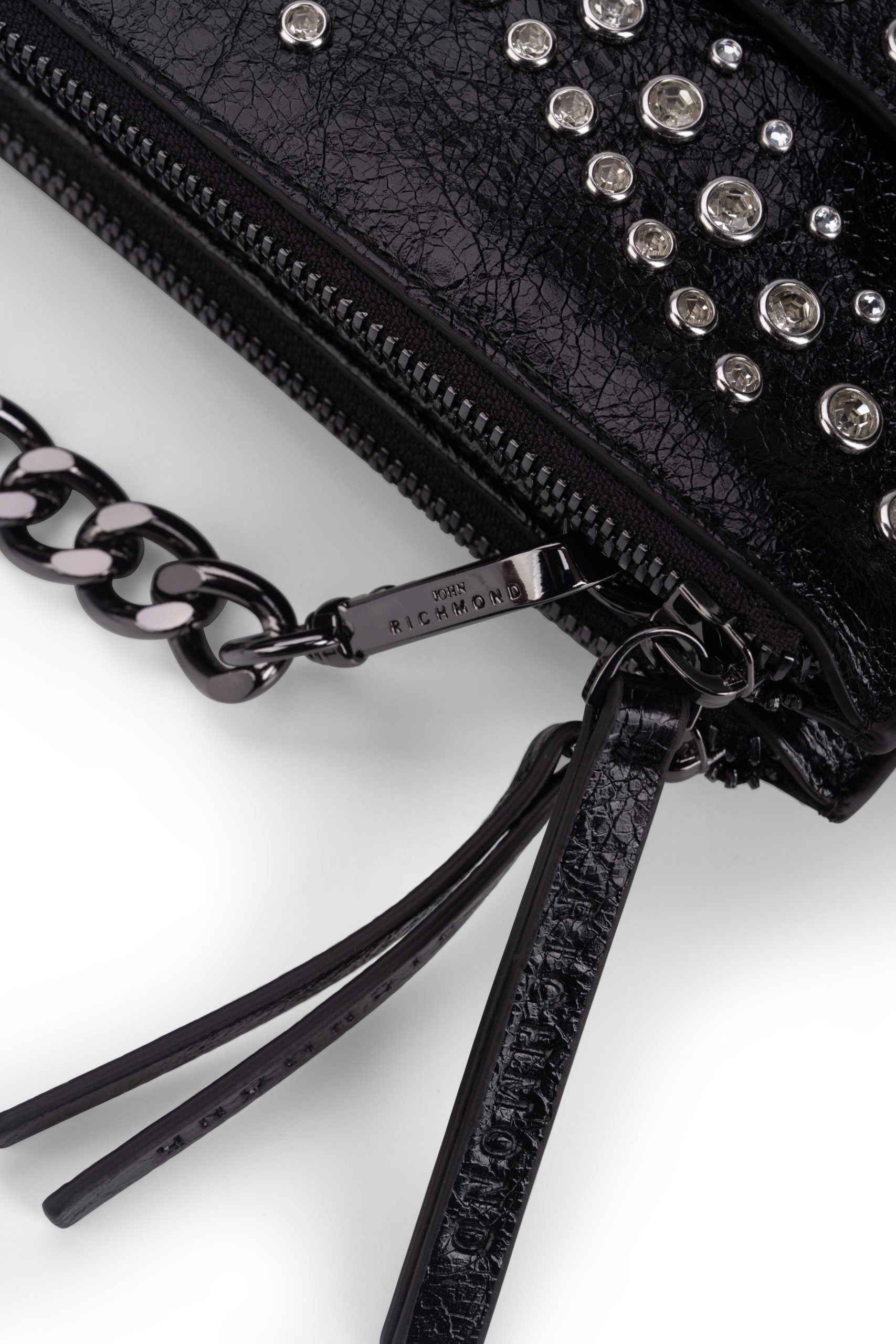 John Richmond Ladies Haga Shoulder Bag | RWP26149BOAPX-Black