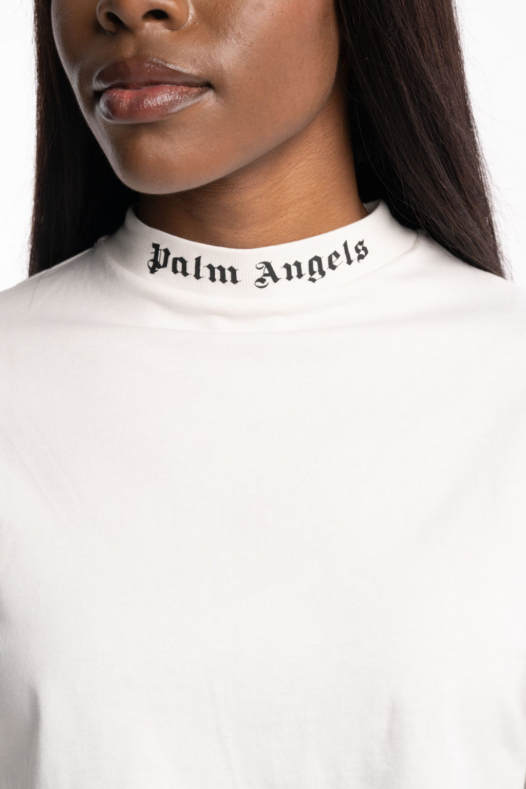 (Core) Palm Angels Ladies Classic Logo Mini Tee | PWAA054S26JER002-0310