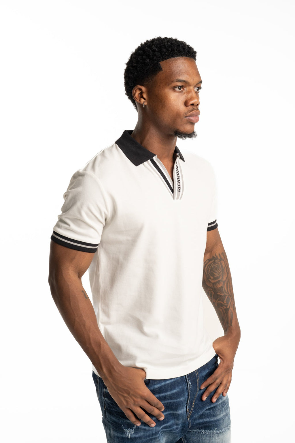 John Richmond Men's Moyim Polo | UMP26013POGKF-Off White