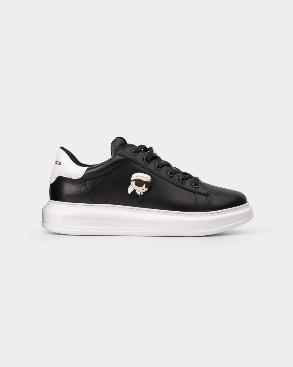 (Core) Karl Lagerfeld Men's Kapri NFT Lo Lace Sneaker Black Lthr KL52530N 000