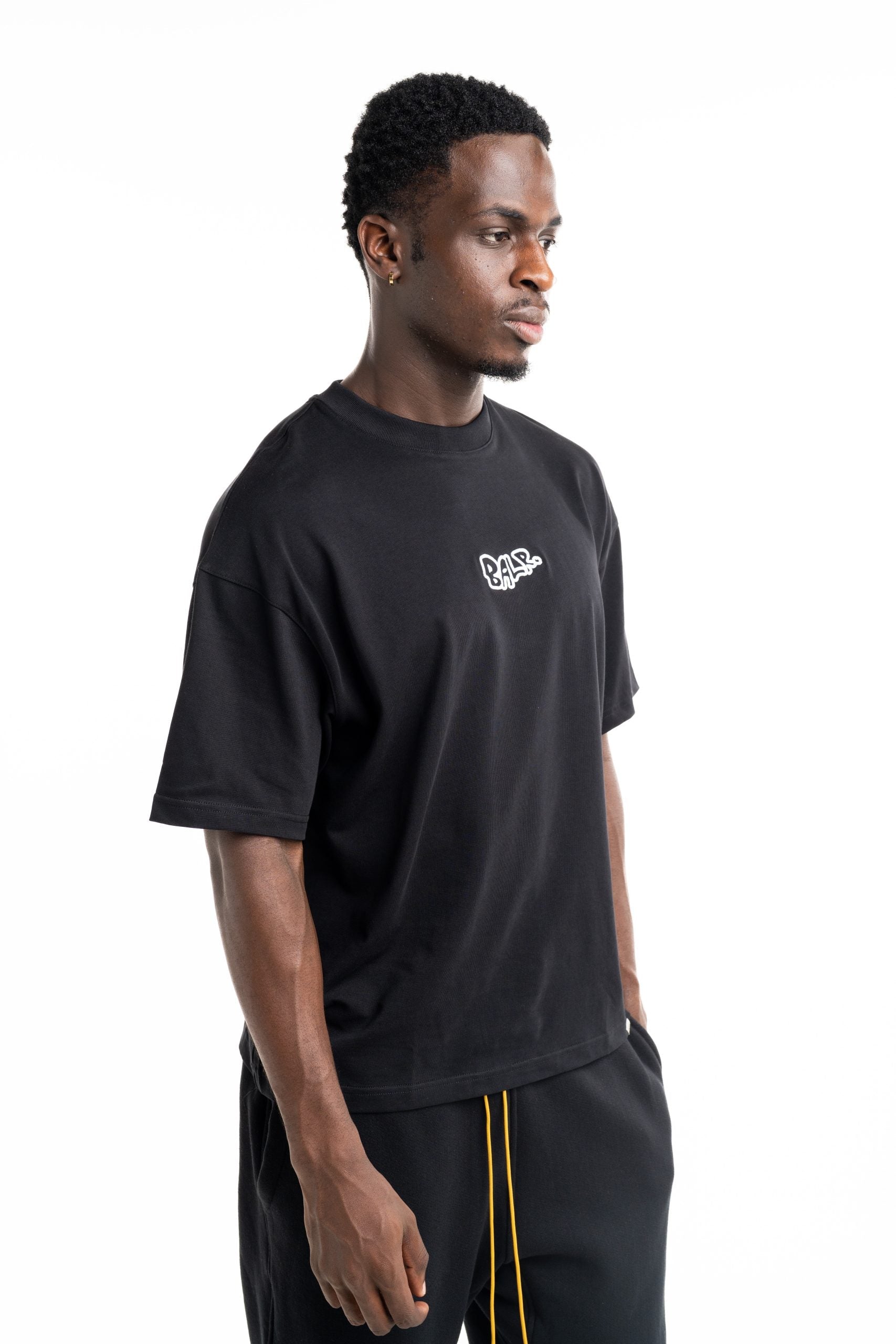 BALR Men's BALR X Hydraulics Game Of The God T Shirt | B1112.1397-Jet Black