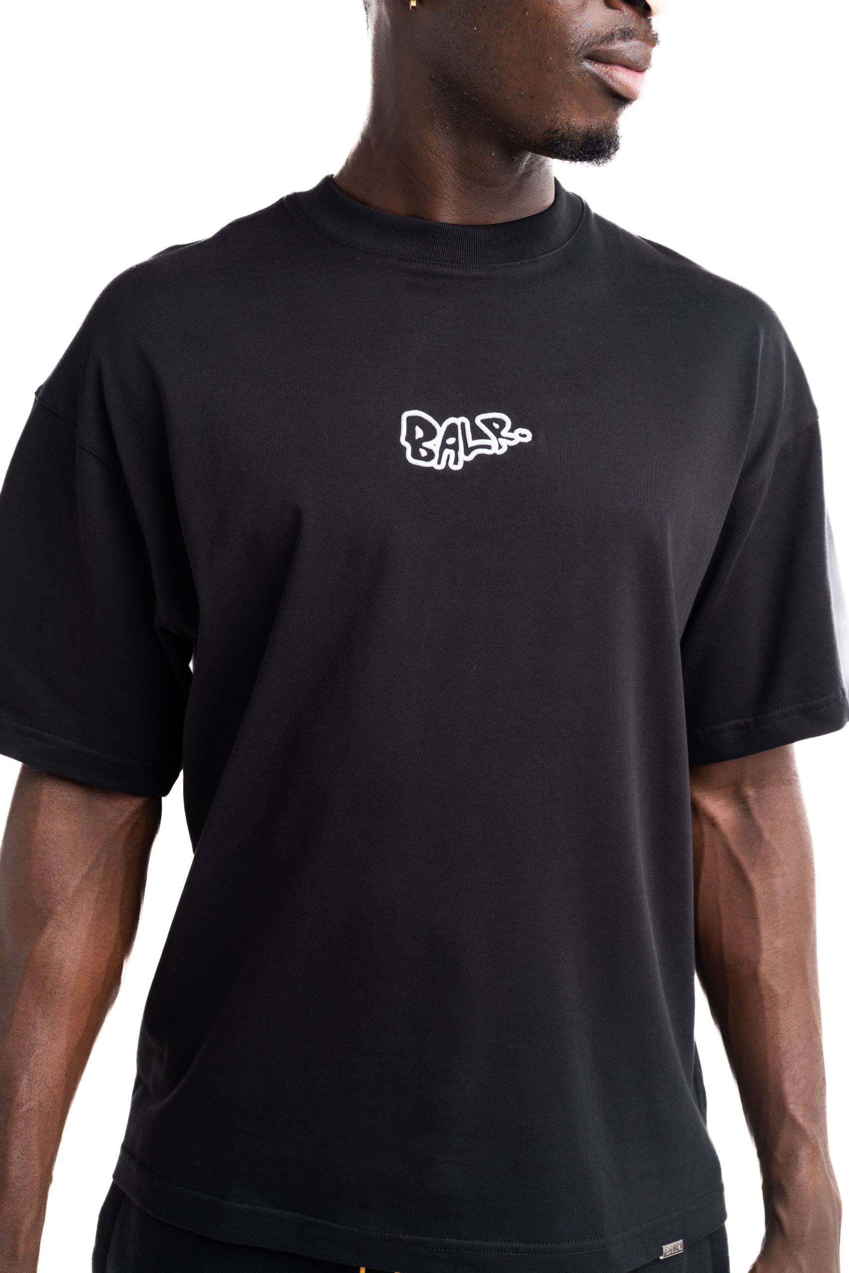 BALR Men's BALR X Hydraulics Game Of The God T Shirt | B1112.1397-Jet Black