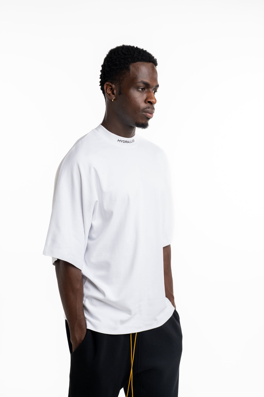 Hydraulics Men's We Are The Pioneers Co-ordinates Super Oversized T Shirt White |