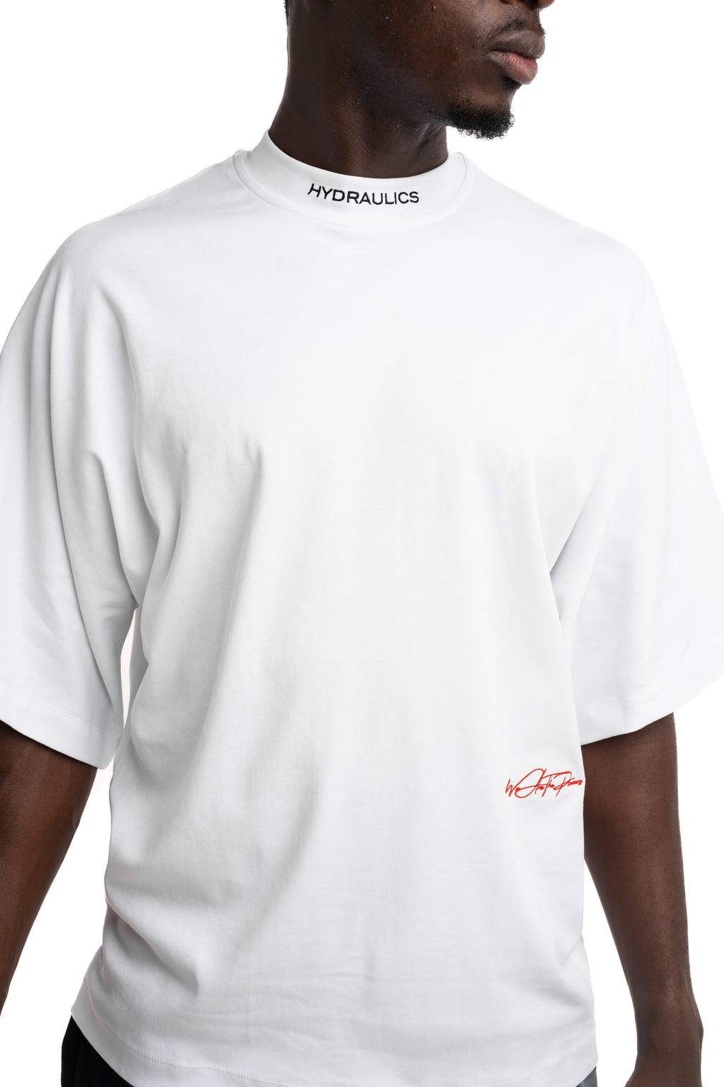 Hydraulics Men's We Are The Pioneers Co-ordinates Super Oversized T Shirt White |