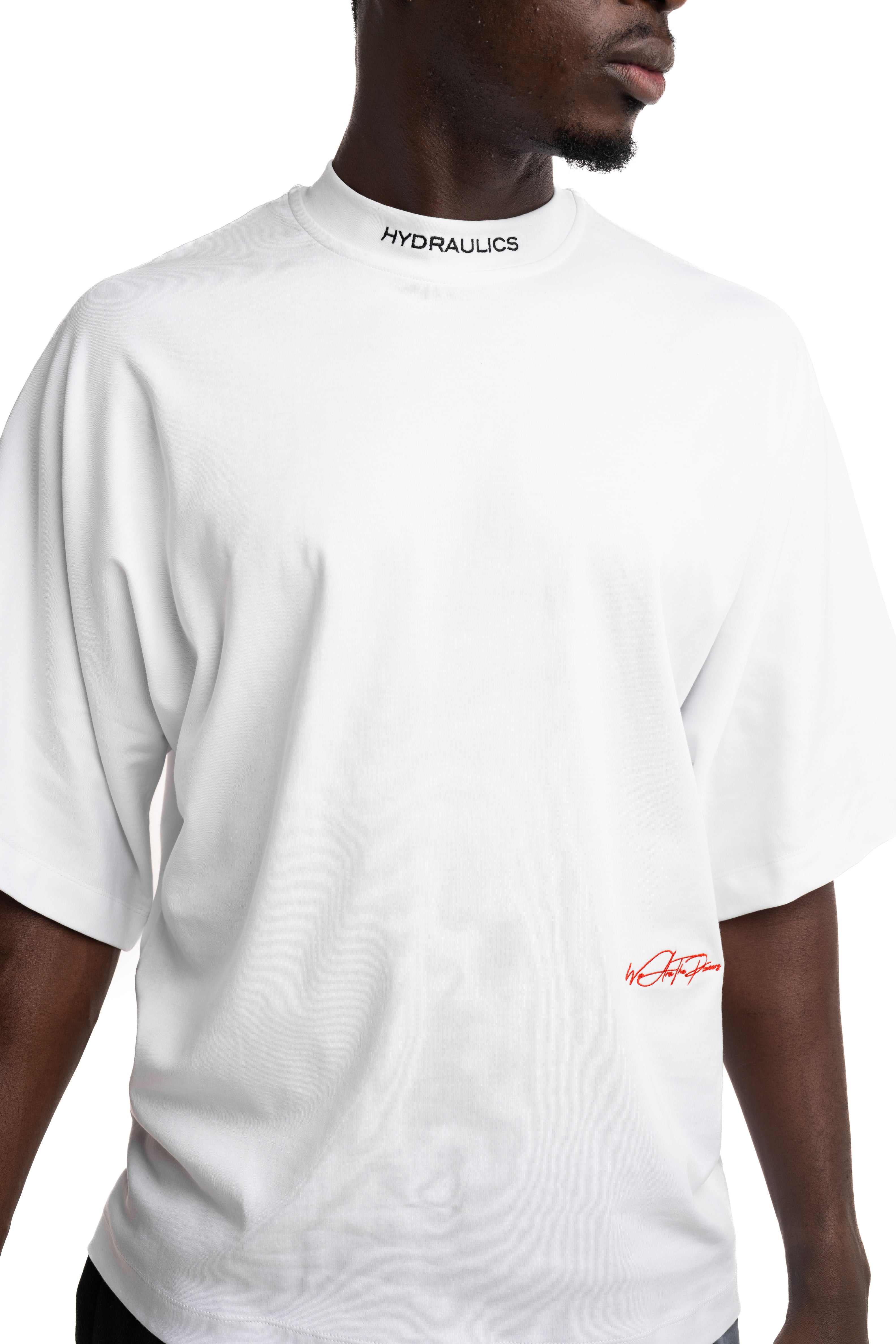 Hydraulics Men's We Are The Pioneers Co-ordinates Super Oversized T Shirt White |