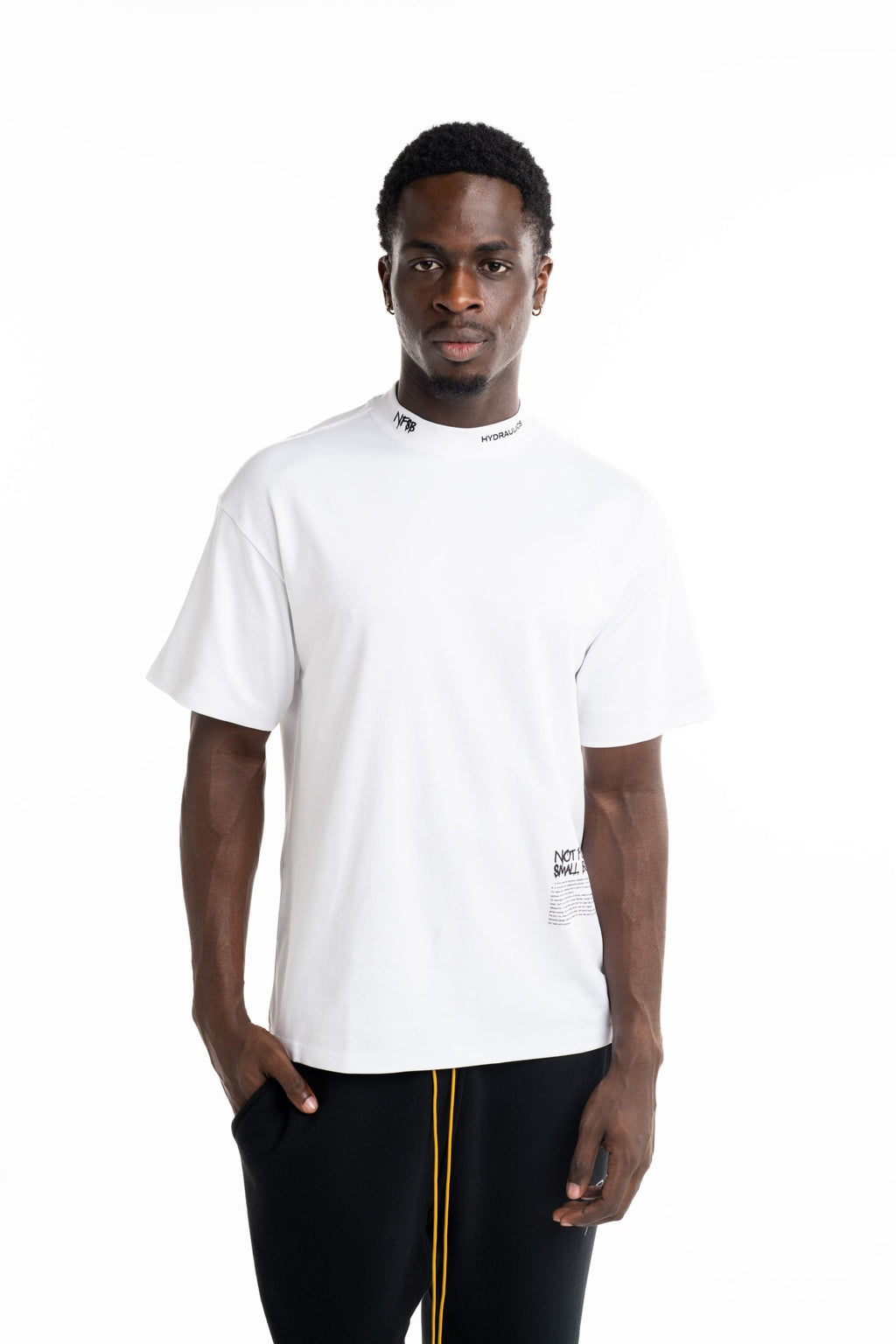 Hydraulics Men's Not For Small Boys V4 Oversized Fit T Shirt White |