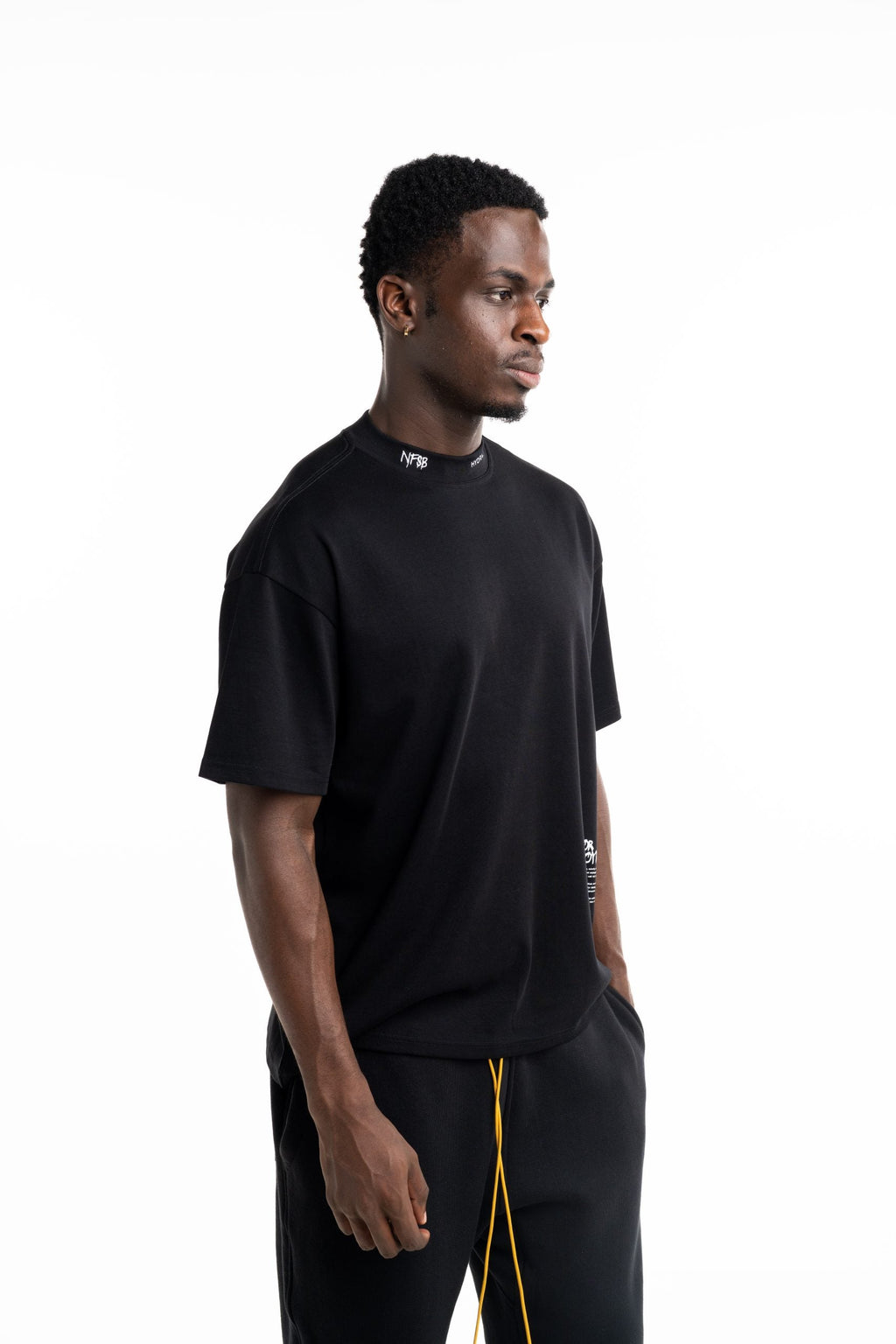 Hydraulics Men's Not For Small Boys V4 Oversized Fit T Shirt Black |