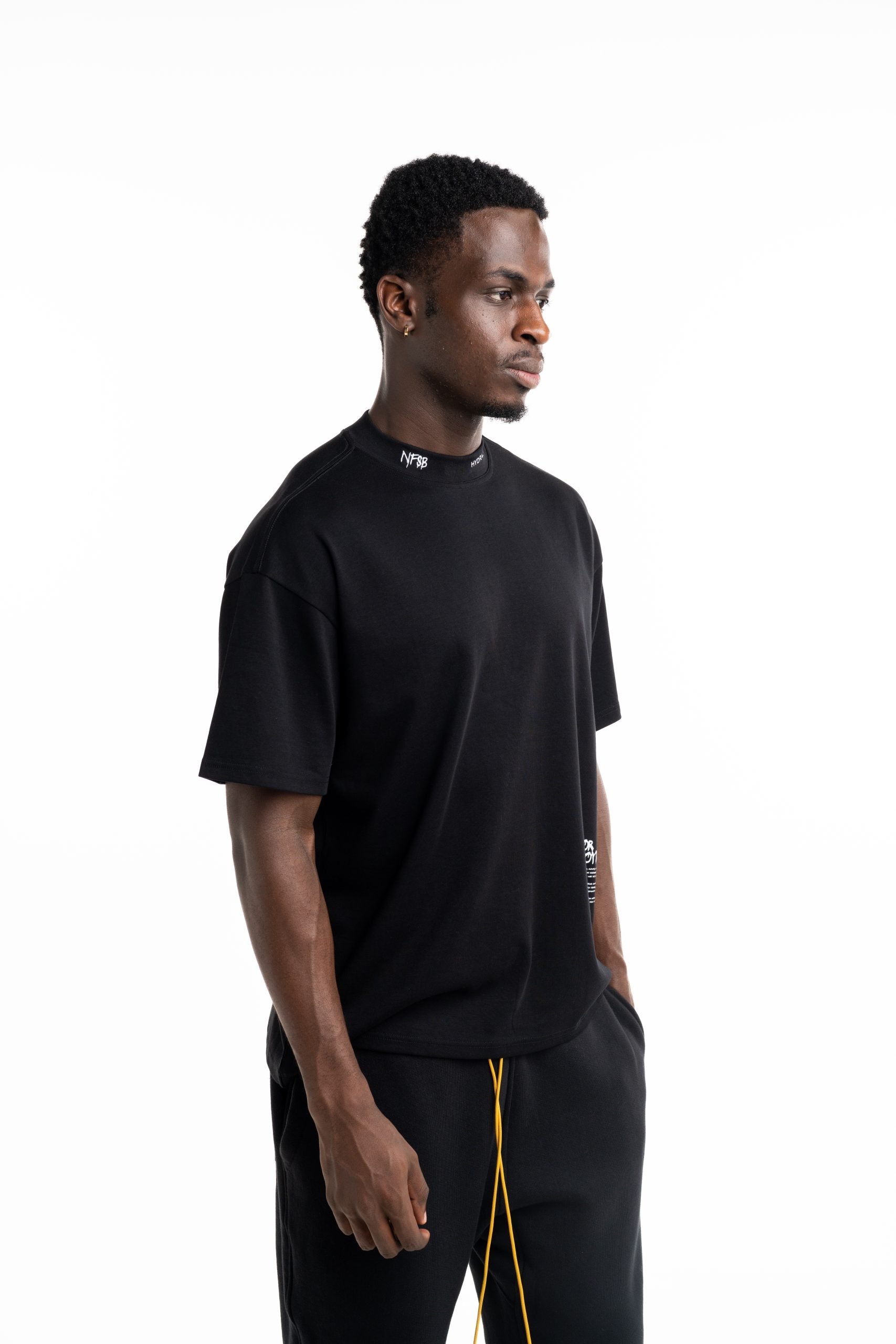 Hydraulics Men's Not For Small Boys V4 Oversized Fit T Shirt Black |