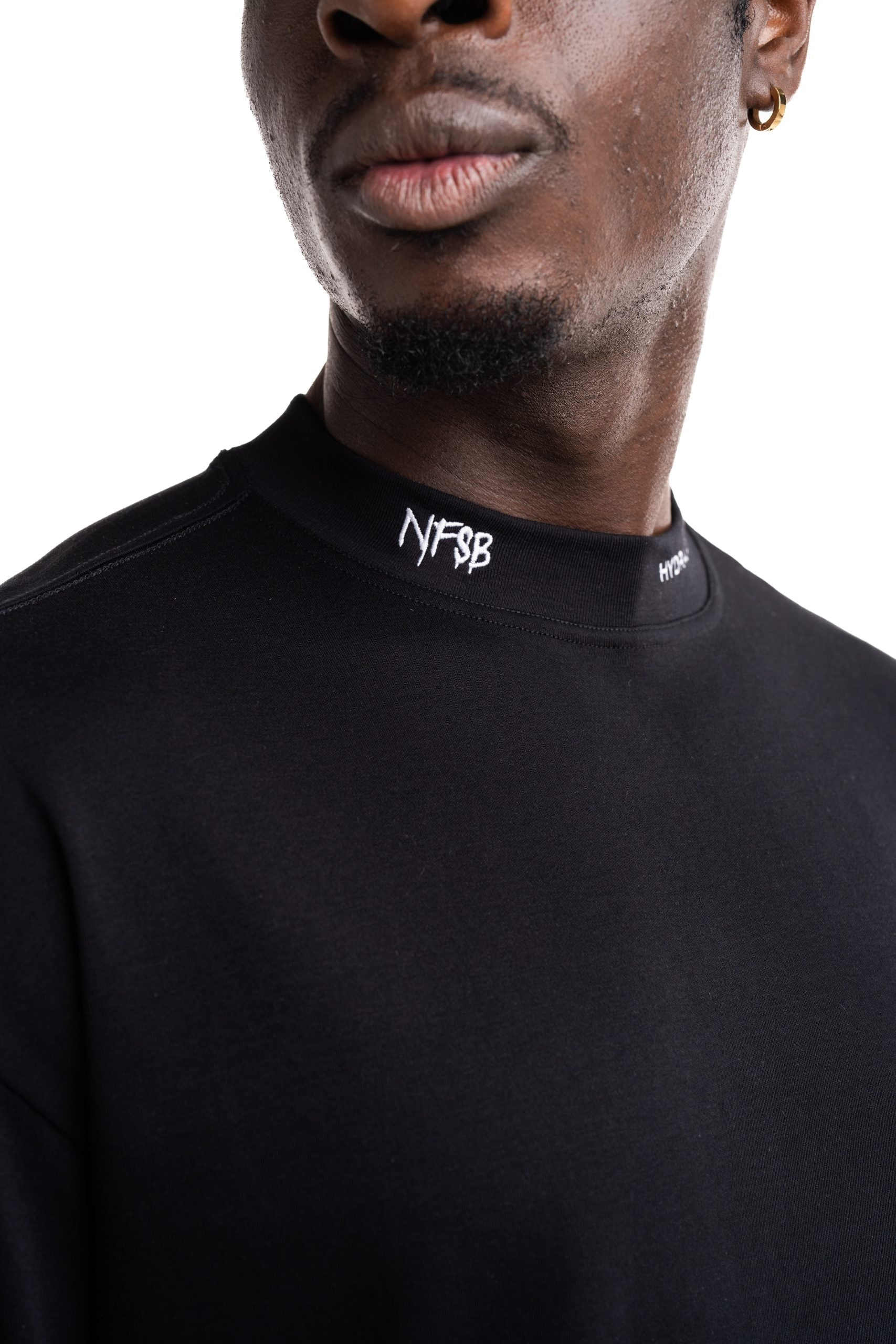 Hydraulics Men's Not For Small Boys V4 Oversized Fit T Shirt Black |