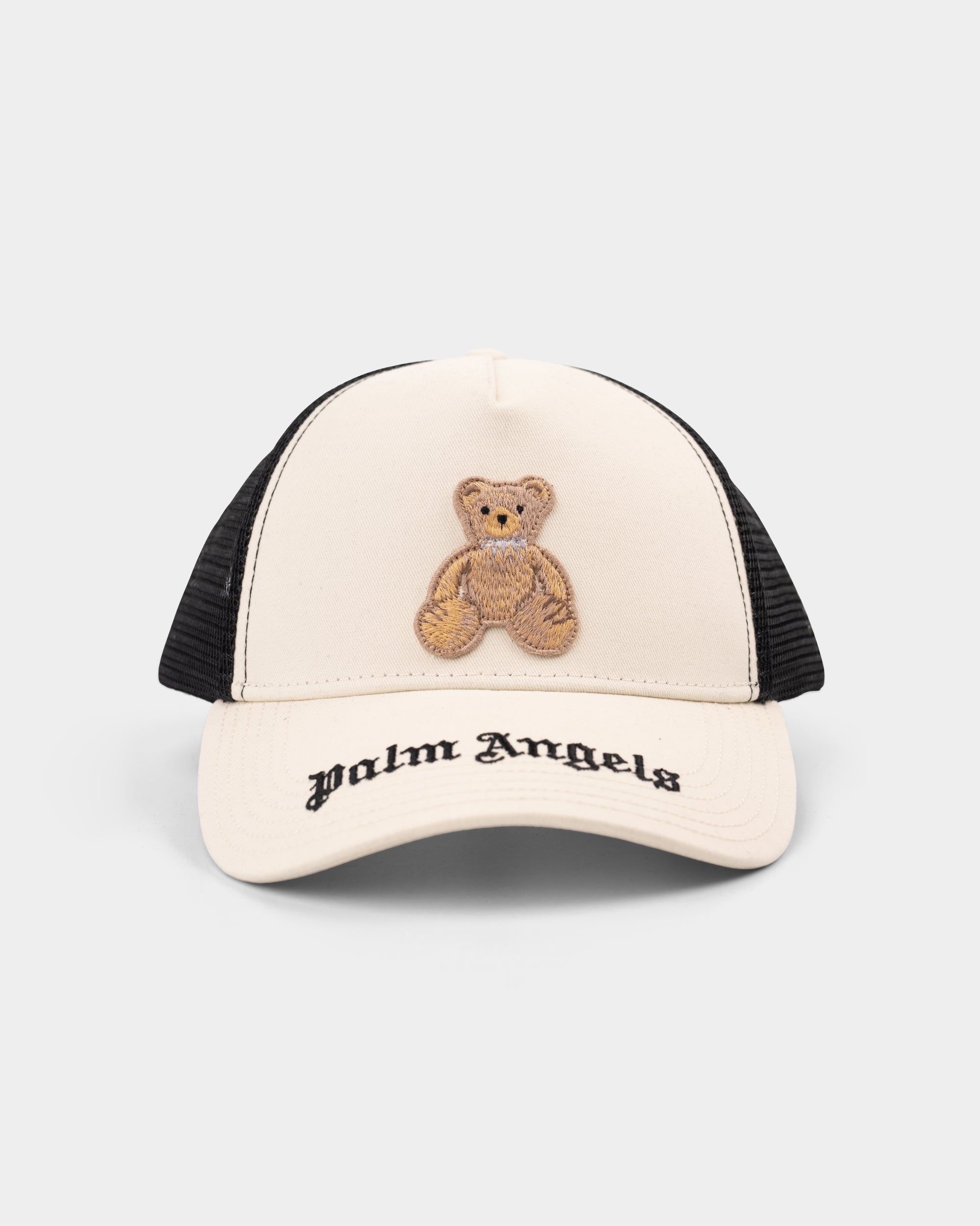 Palm Angels Men's Bear Trucker Cap | PMLB068S26FAB004-0360