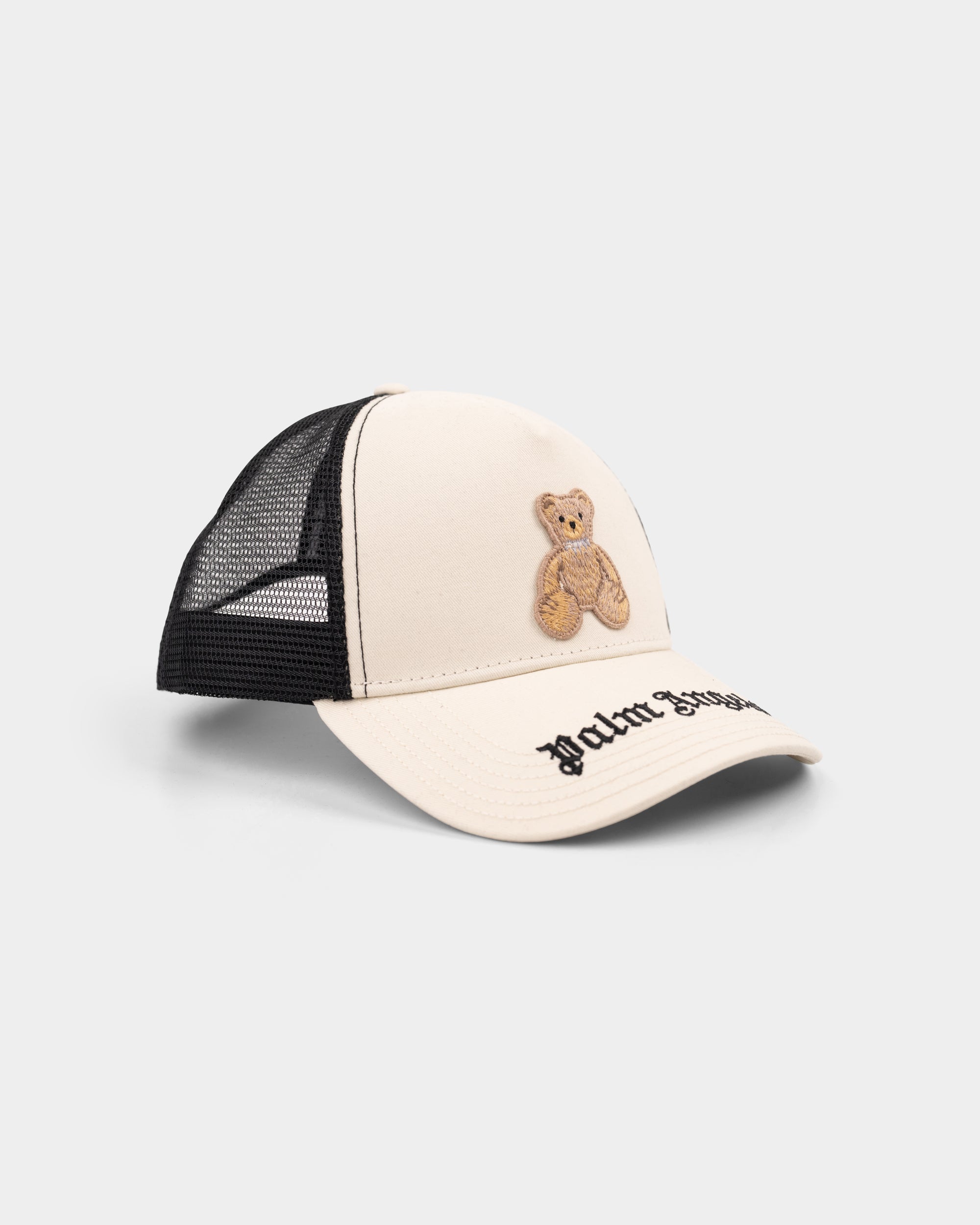 Palm Angels Men's Bear Trucker Cap | PMLB068S26FAB004-0360