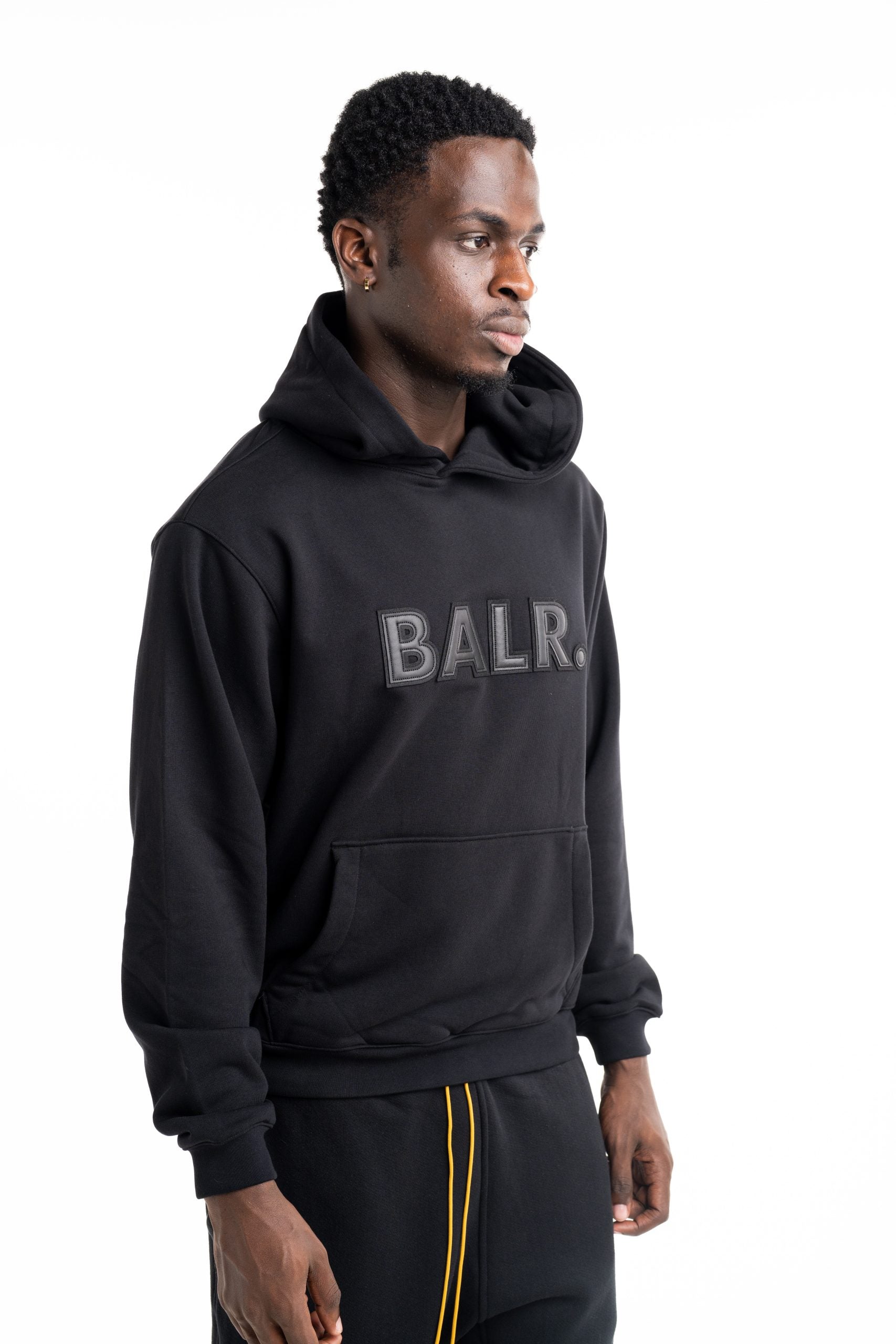 BALR Men's DNA Hoodie | B1261.1161-Jet Black