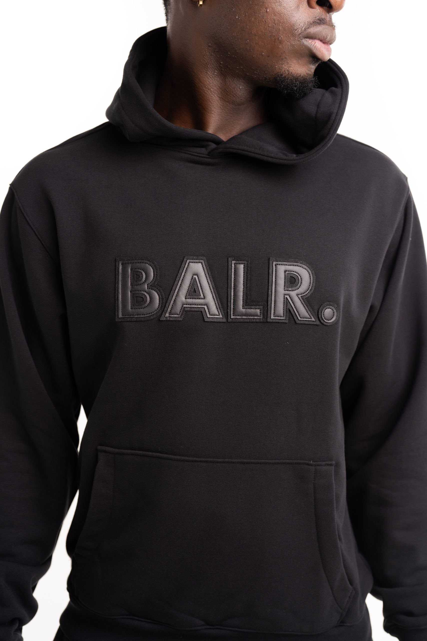BALR Men's DNA Hoodie | B1261.1161-Jet Black