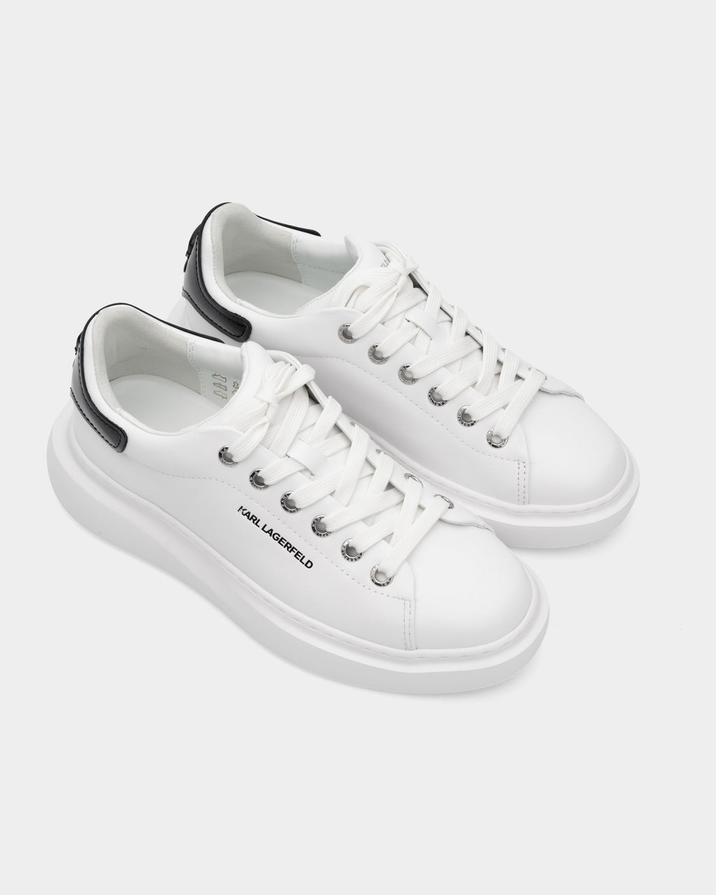 (Core) Karl Lagerfeld Women's Kore NFT Relief White Lthr | KL66525-011
