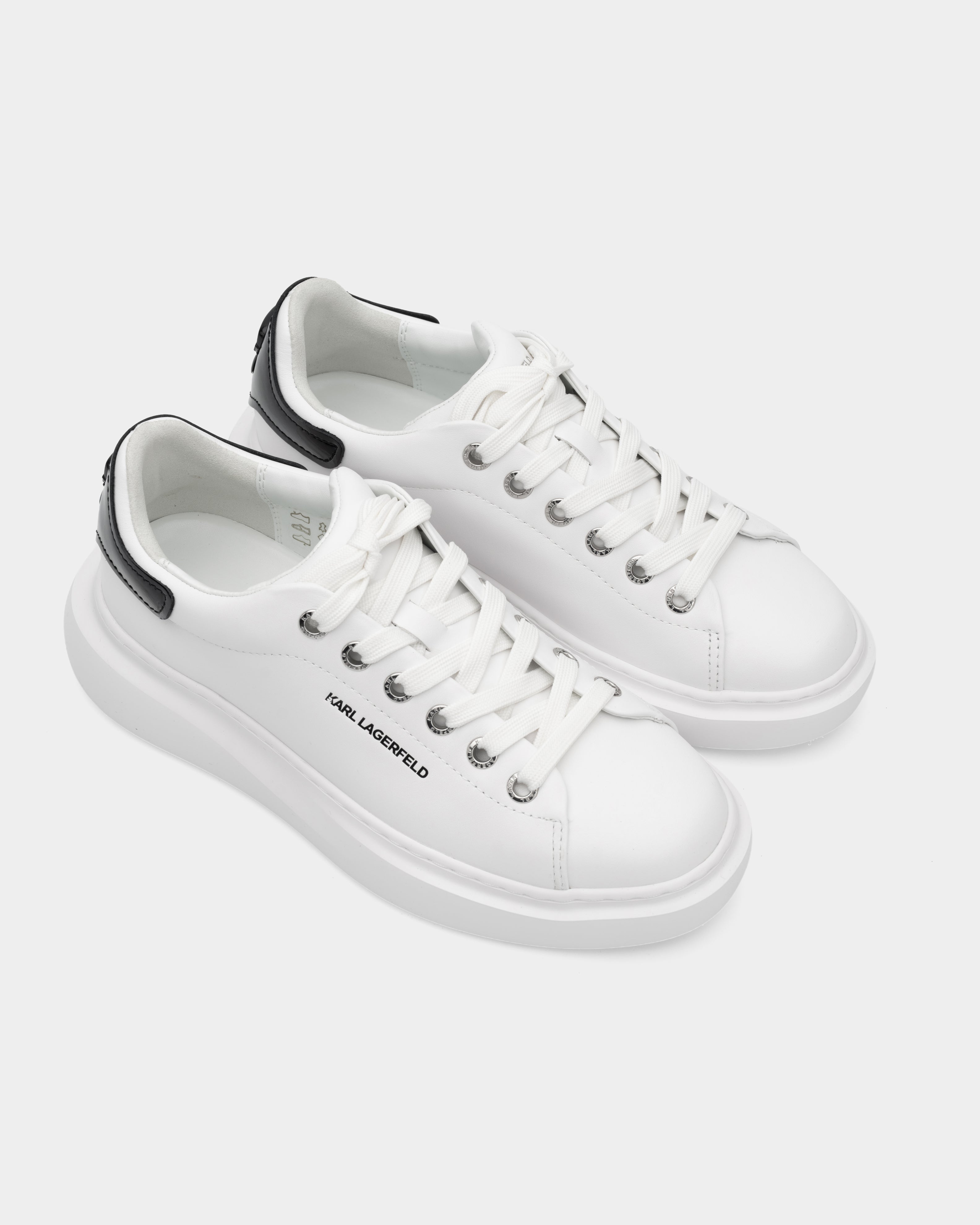 (Core) Karl Lagerfeld Women's Kore NFT Relief White Lthr | KL66525-011