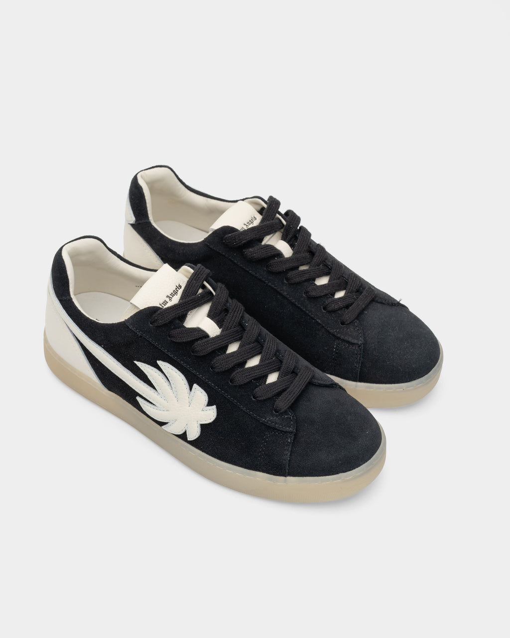 Palm Angels Men's Palm Tennis Suede Sneakers | PMIA111S26LEA001-100B