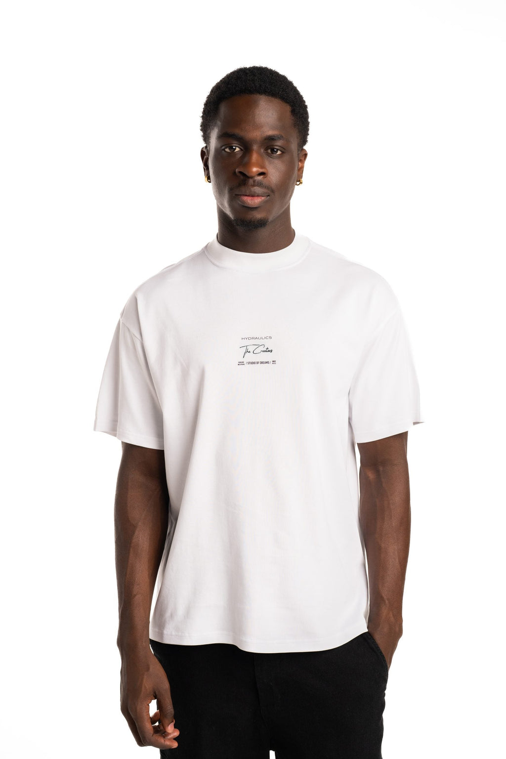 Hydraulics Designed For Winners Oversized Fit T-Shirt White