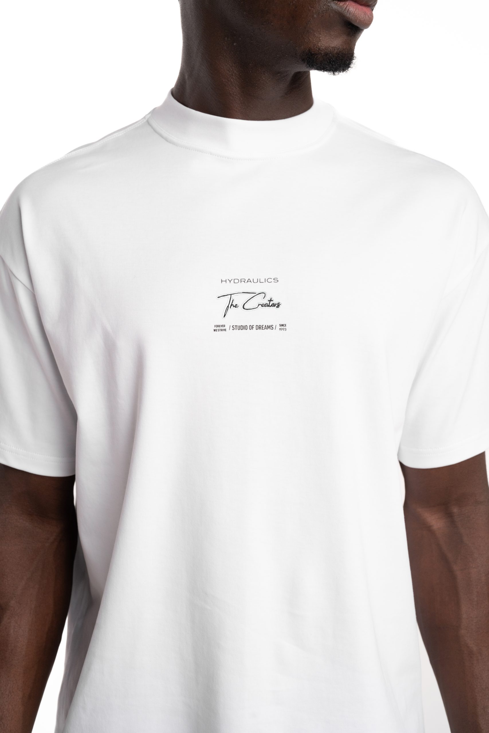 Hydraulics Designed For Winners Oversized Fit T-Shirt White