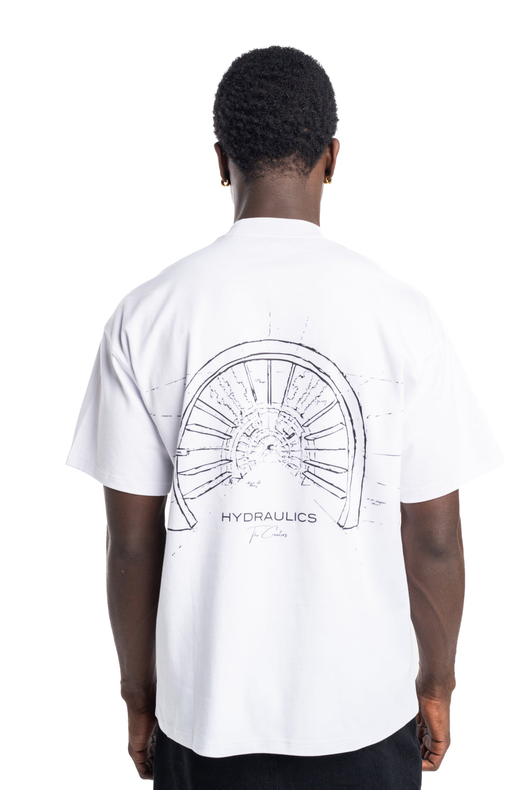 Hydraulics Sneaker Tunnel Oversized Fit T-Shirt White
