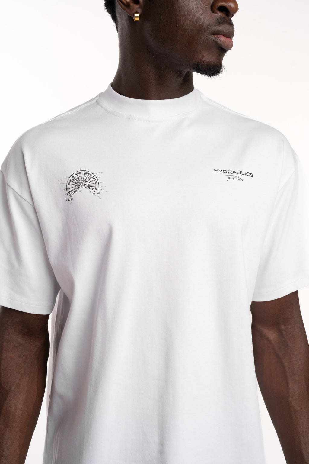 Hydraulics Sneaker Tunnel Oversized Fit T-Shirt White