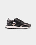 Karl Lagerfeld Ladies Kairo NFT Peep Lo Lace Black Lthr & Textile | KL61131N-400