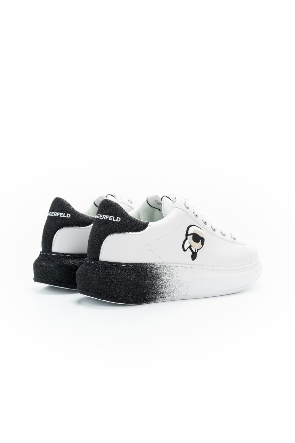 Karl Lagerfeld Ladies Kapri Ombre NFT Lo Lace White Lthr | KL62530F-011