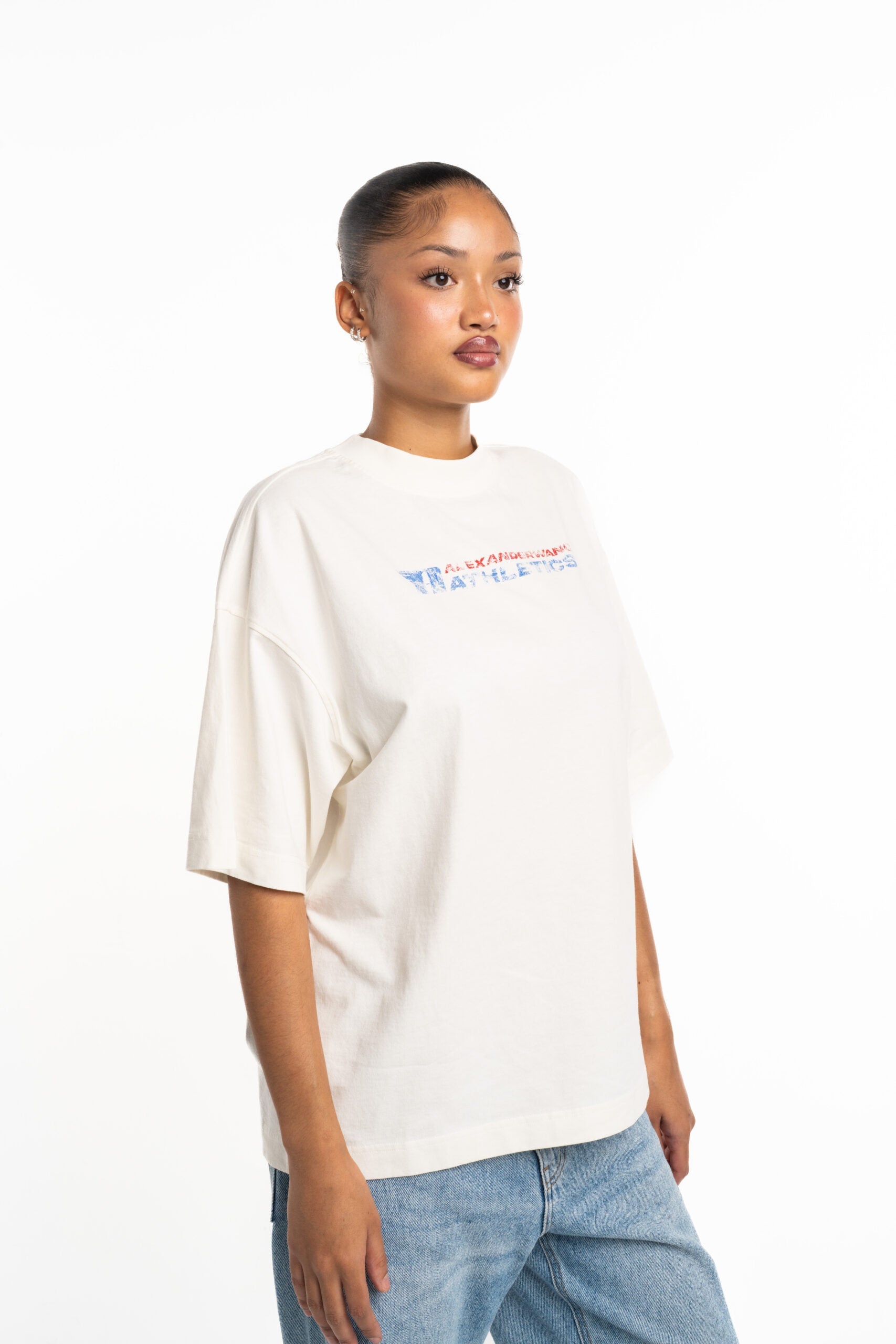 Alexander Wang Graphic Unisex SS Tee Vintage White | UCC2251835-120