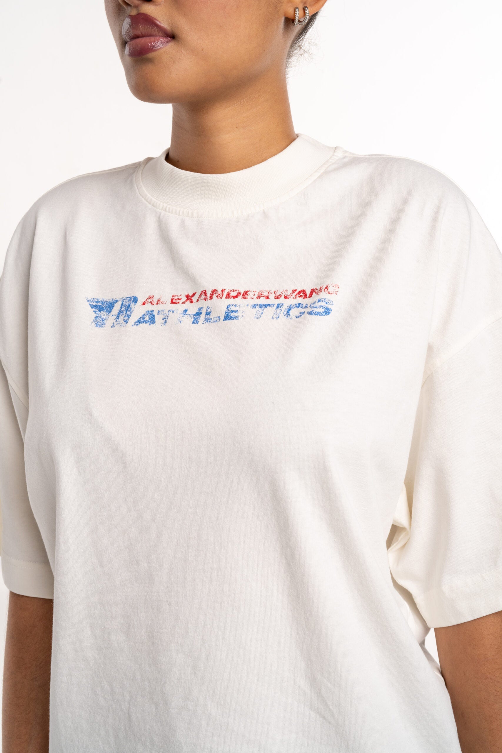 Alexander Wang Graphic Unisex SS Tee Vintage White | UCC2251835-120