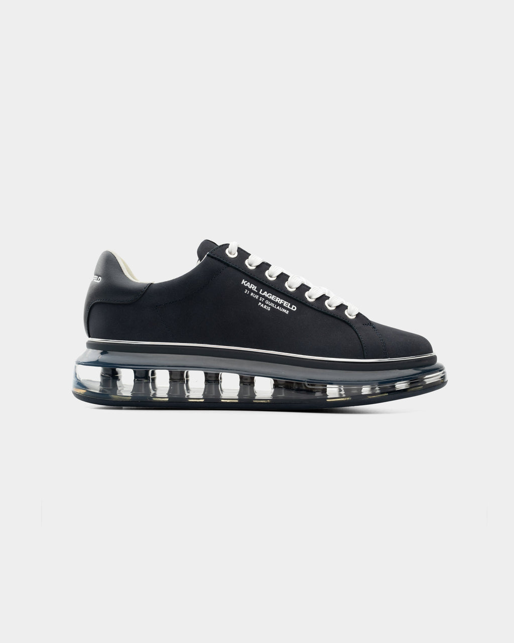 Karl Lagerfeld Men's Kapri Kushion RSG Lo Lace Navy Nubuck | KL52617-2AA