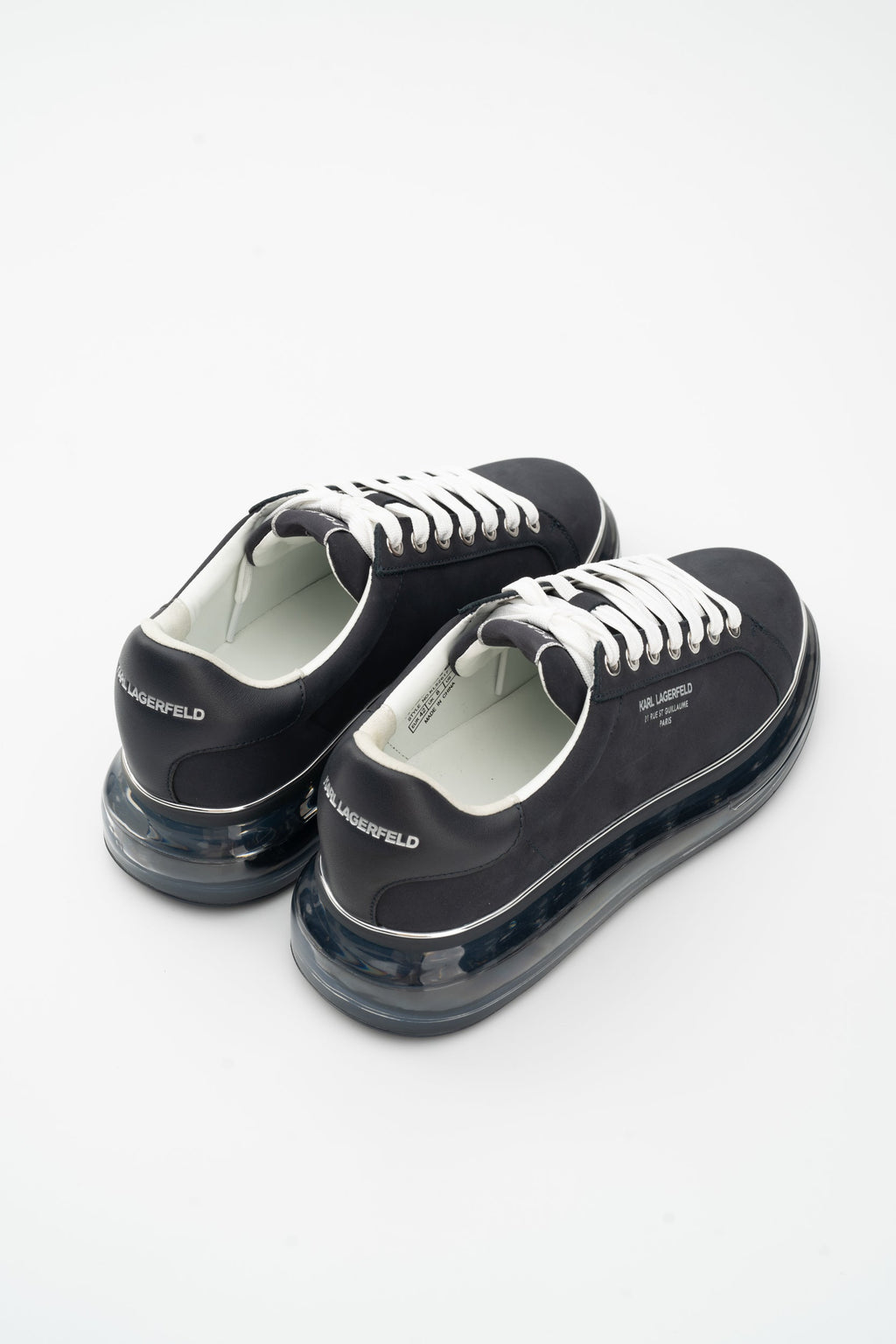 Karl Lagerfeld Men's Kapri Kushion RSG Lo Lace Navy Nubuck | KL52617-2AA