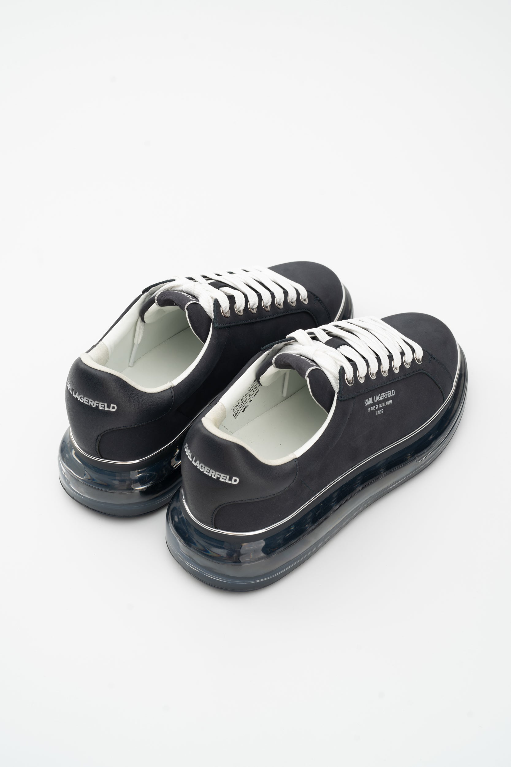 Karl Lagerfeld Men's Kapri Kushion RSG Lo Lace Navy Nubuck | KL52617-2AA