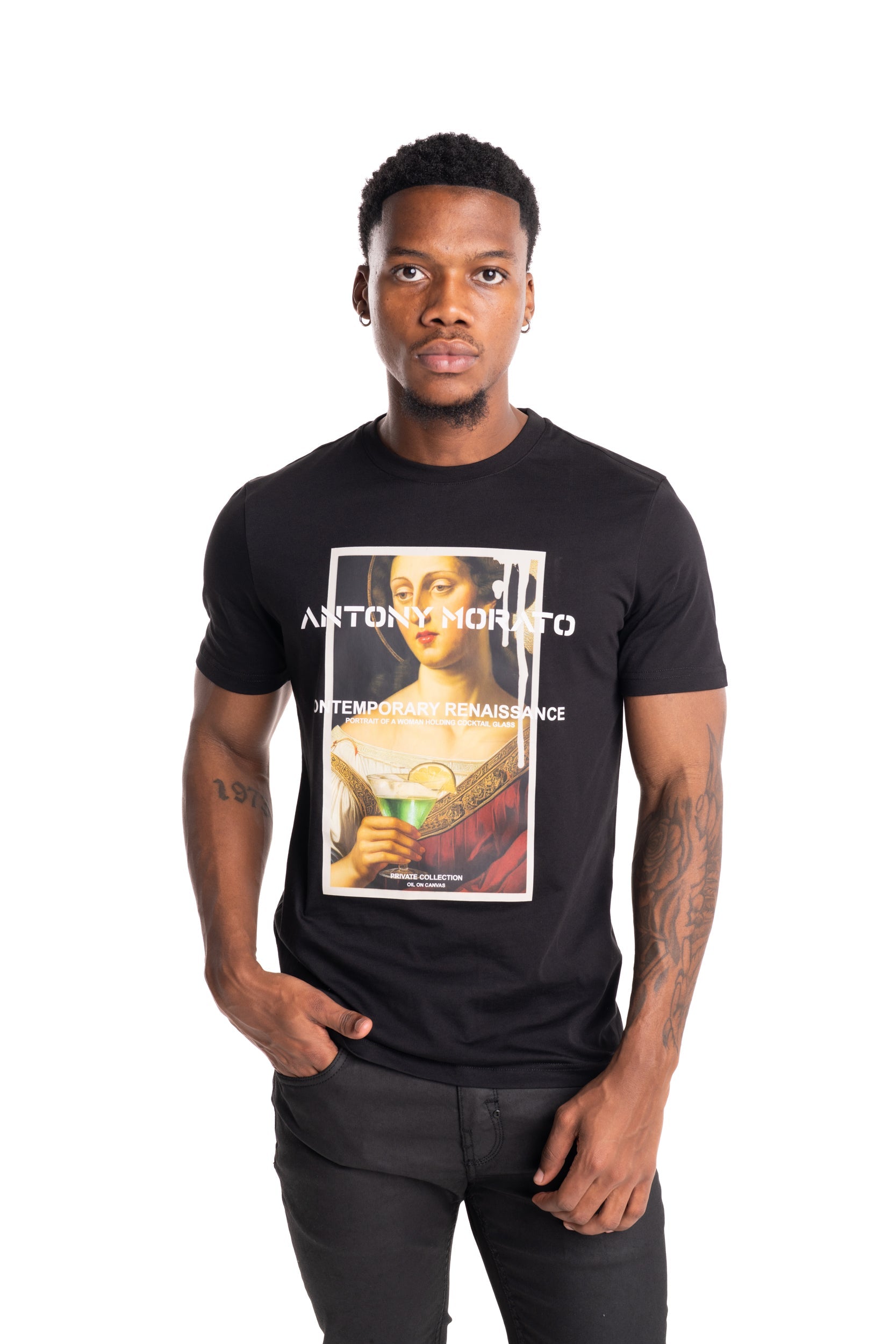Antony Morato T-Shirt Regular Fit | MMKS02569-FA100240-9000