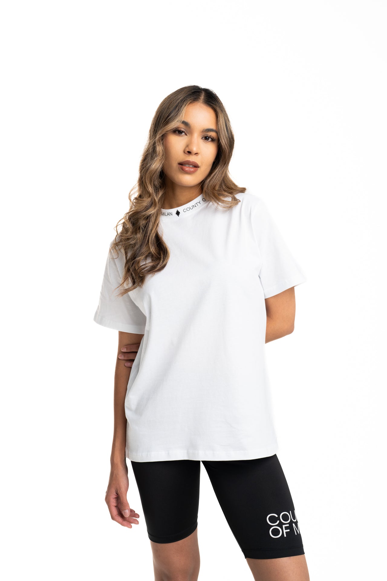 County of Milan Ladies T Shirt | 26ECM30150-White