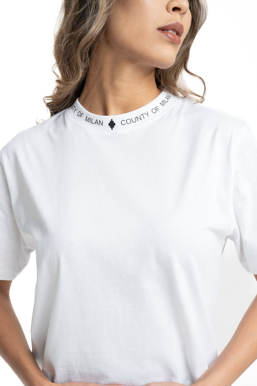County of Milan Ladies T Shirt | 26ECM30150-White