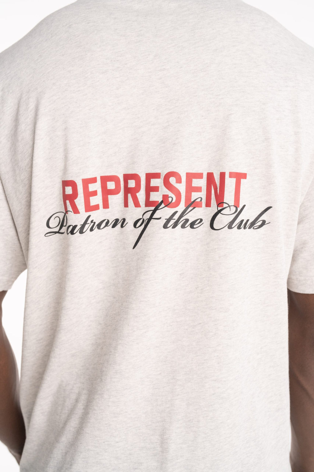 (Core) Represent Men's Patron Of The Club T Shirt | MLM4274-30-Cream Marl
