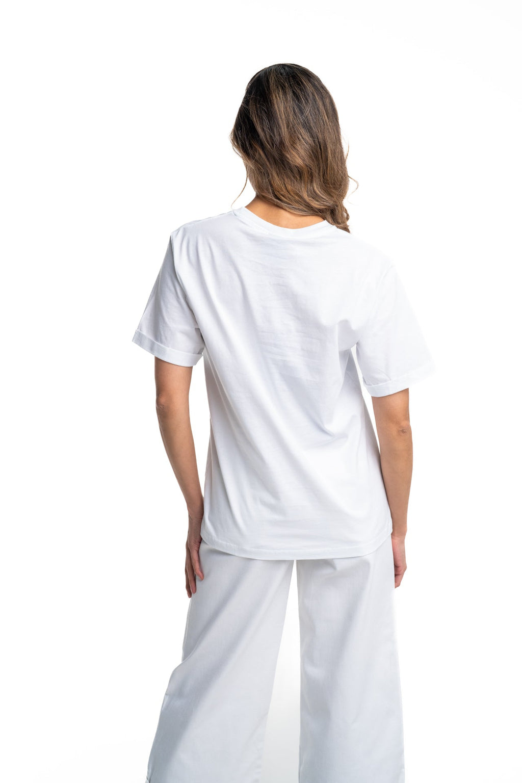 County of Milan Ladies T Shirt | 26ECM30110-White