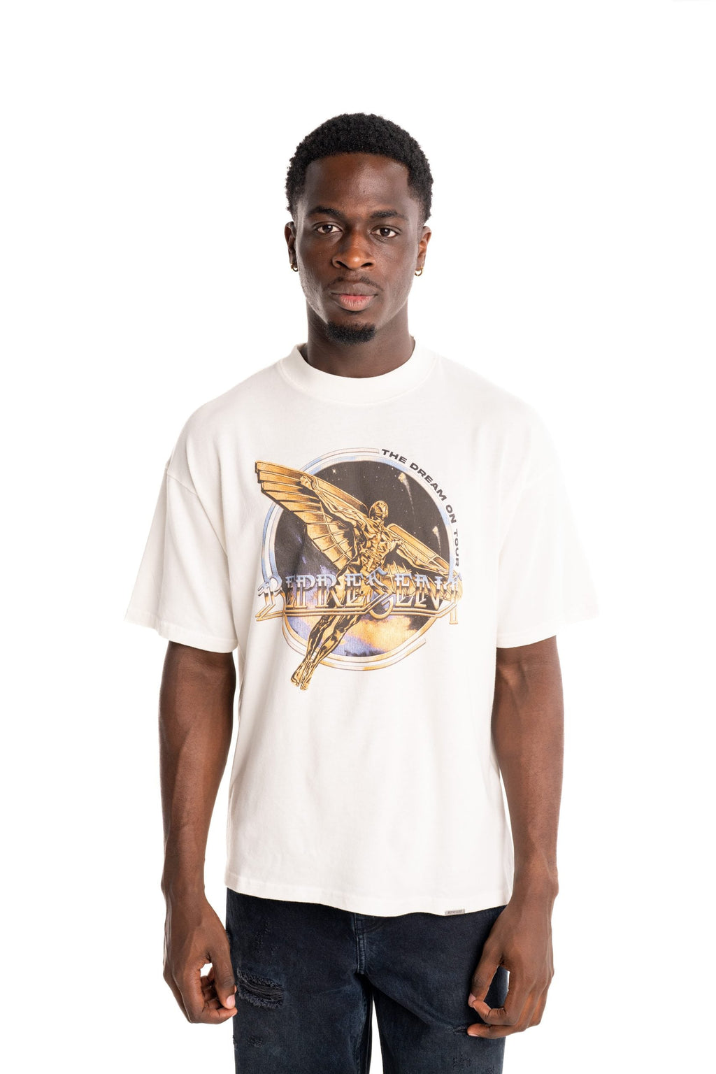 Represent Men's Golden Tour T Shirt | MLM100823-72-Flat White