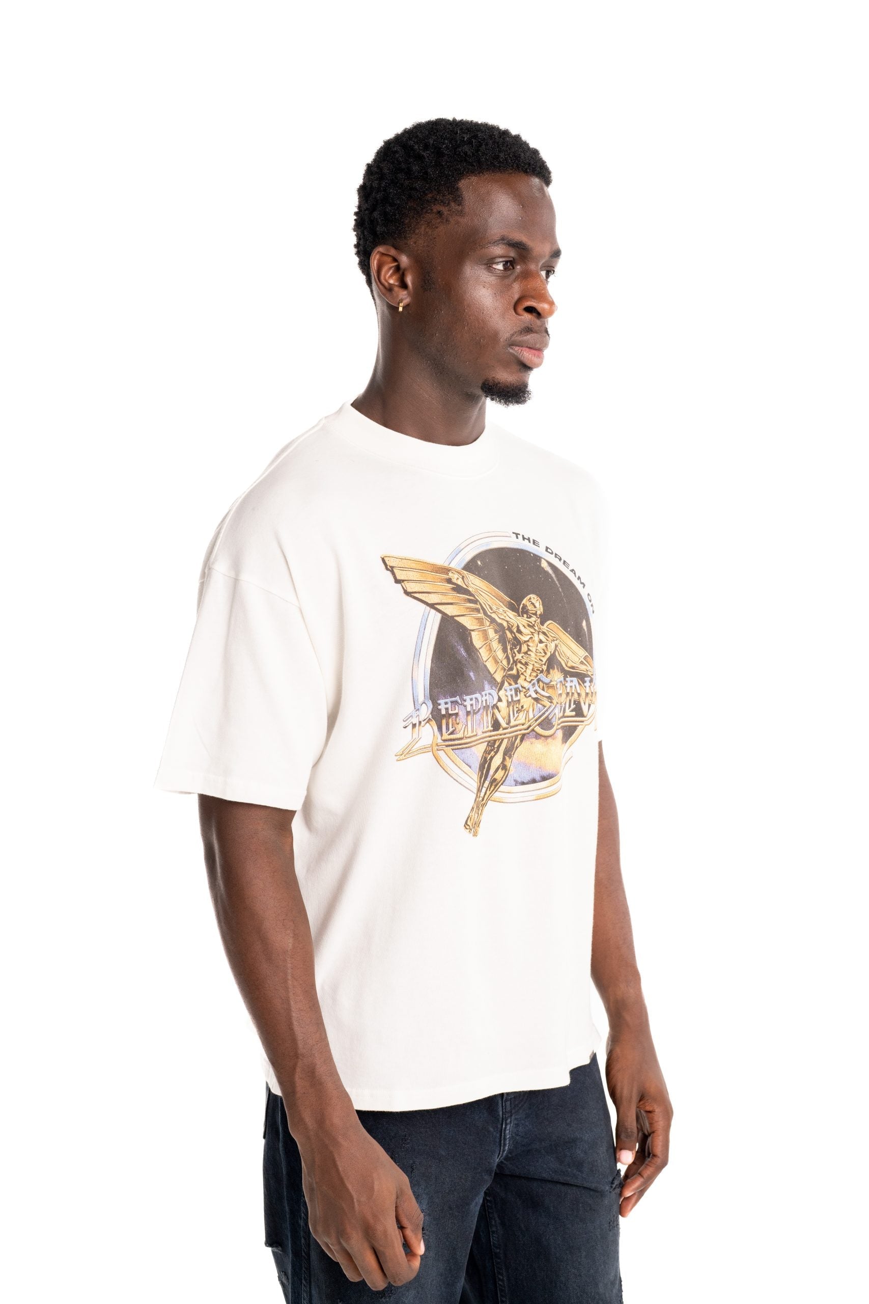 Represent Men's Golden Tour T Shirt | MLM100823-72-Flat White