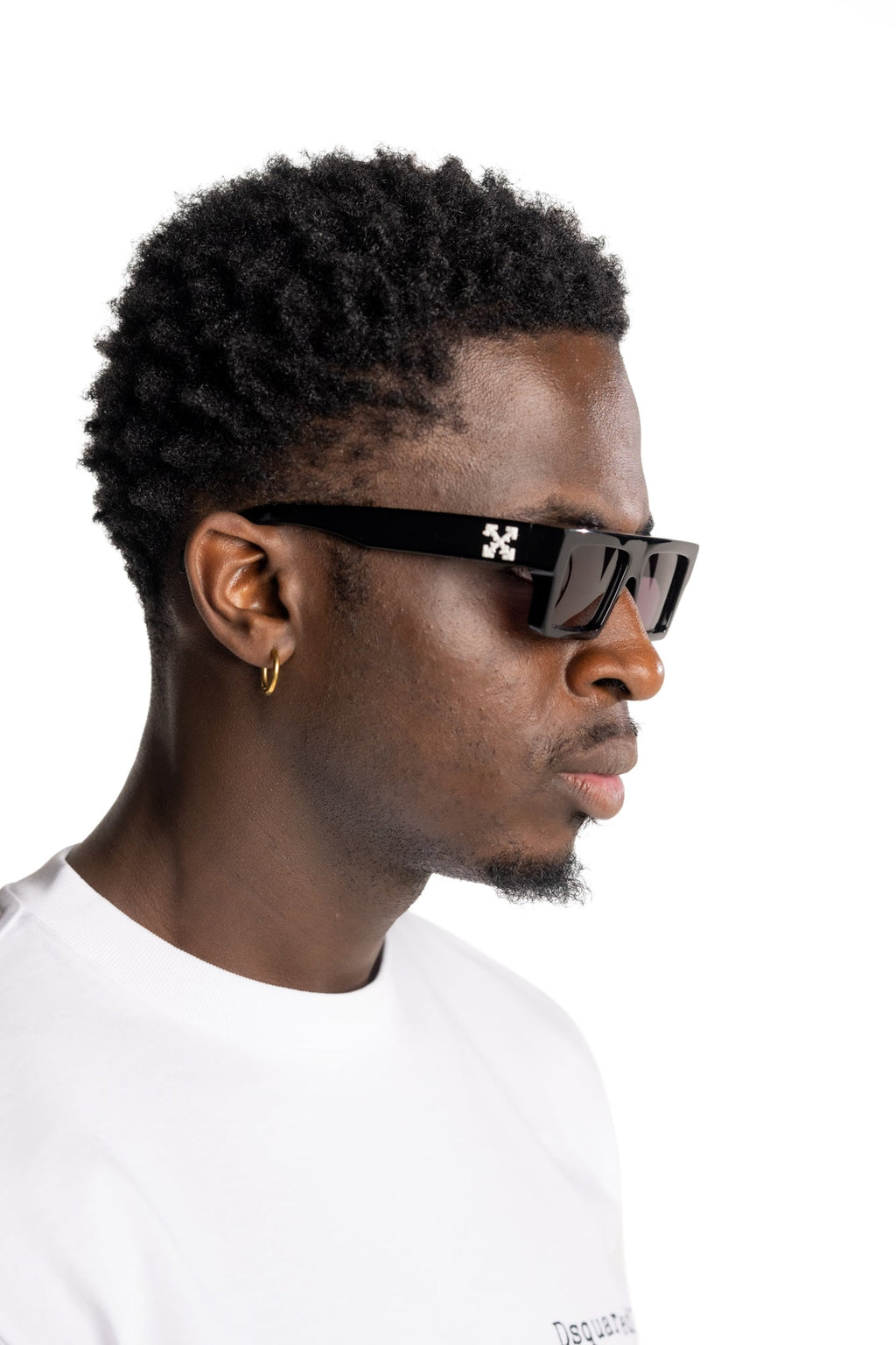 Off White Sunglasses Shiny Black | OW1013-1007