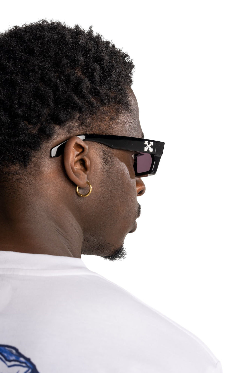 Off White Sunglasses Shiny Black | OW1013-1007