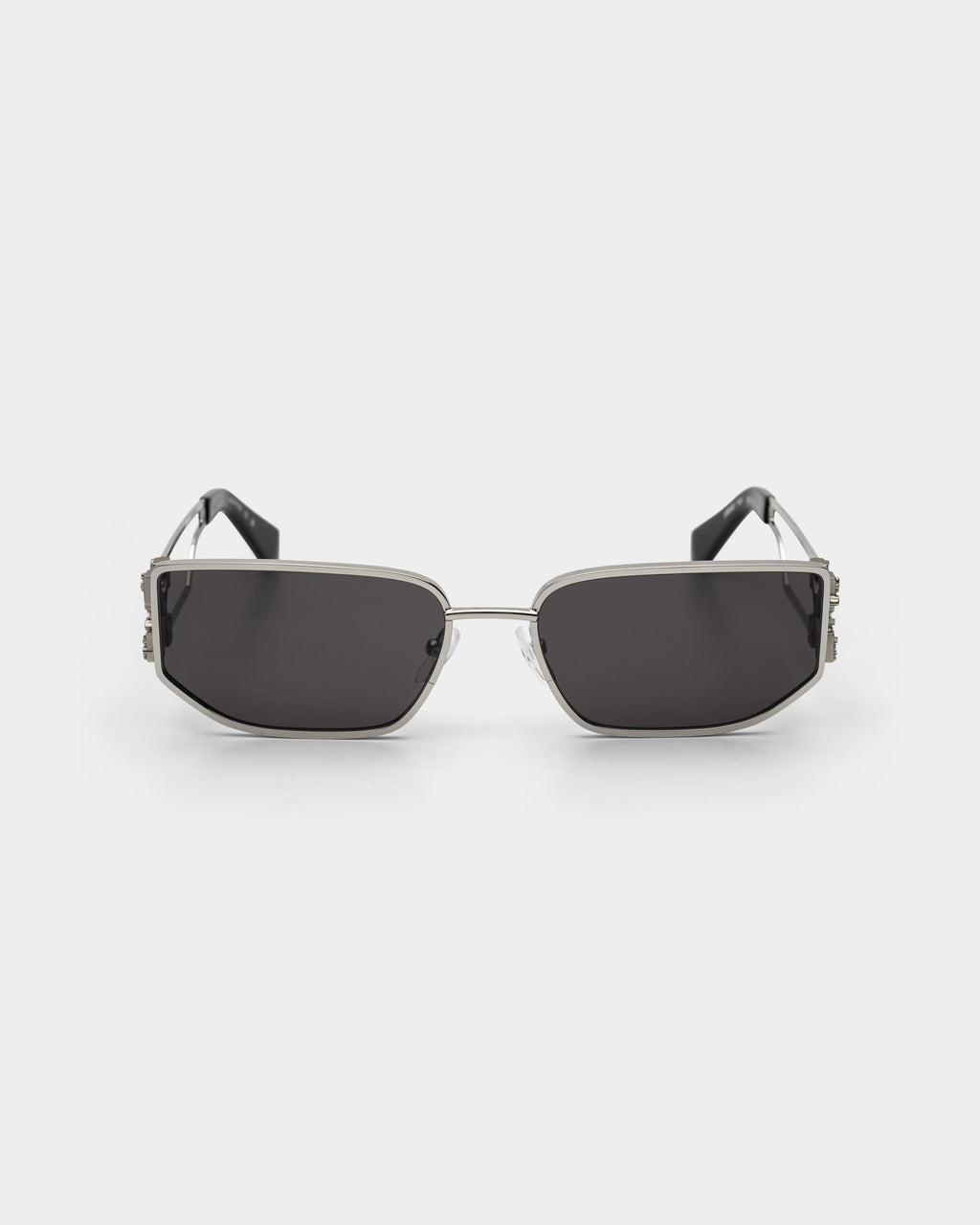 Off White Sunglasses Shiny Silver/White | OW1027-7207