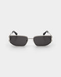 Off White Sunglasses Shiny Silver/White | OW1027-7207
