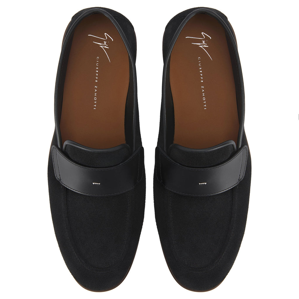 Giuseppe Zanotti Formal Shoes Zsh3 Slip On Suede Black