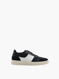 Giuseppe Zanotti Sneakers Z70 White Strioe Suede Top Black/white